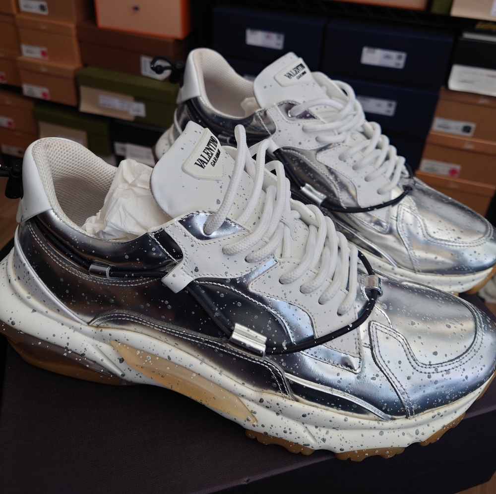 Valentino VLTN "Bounce Paint Splatter" Sneakers